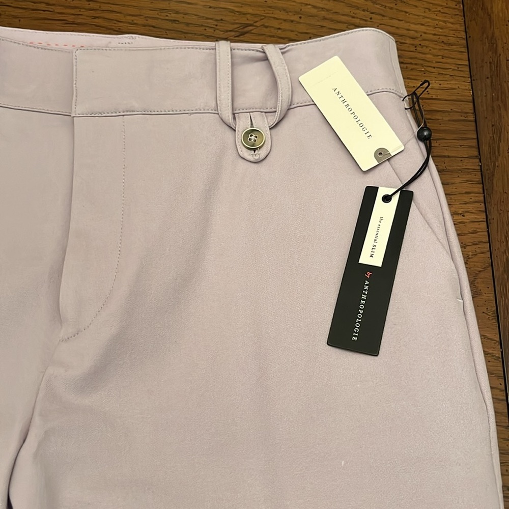Anthropologie the essential slim‎ pants, size 6, NWT - Picture 4 of 14